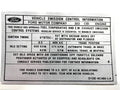 302-2V Automatic Emission Decal For 1971 Ford Mustang Galaxie Ranchero