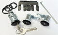Black Premium Door and Trunk Lock Set For 1981-1986 Ford Mustang; With Keys