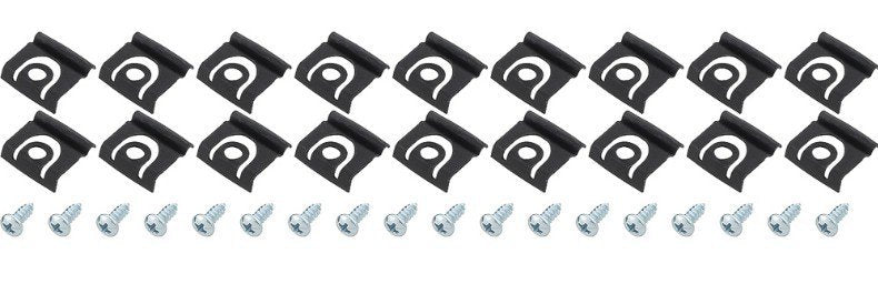 Windshield Molding Clip Kit For 1965 Ford Mustang Convertible; 36 Piece