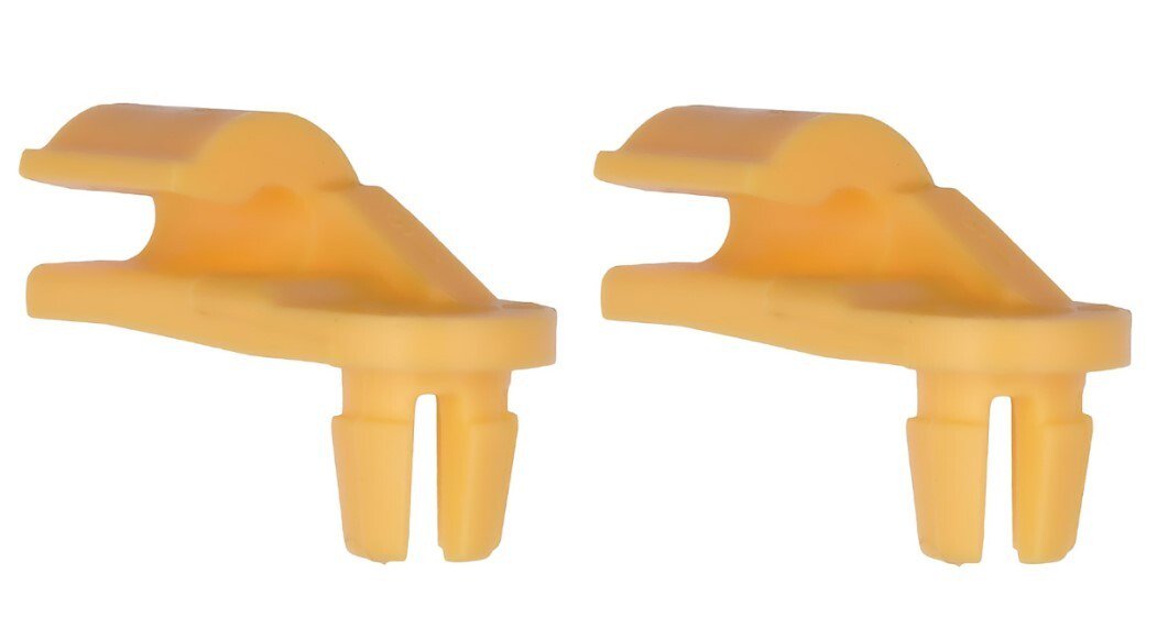 Door or Tailgate Latch Rod Retainer Clips For 1986-1993 Ford Mustang; Pair