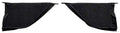 Fits 1965-1968 Mustang Coupe Kick Panel Loop Carpet - Black