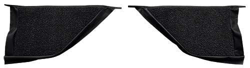 Fits 1965-1968 Mustang Coupe Kick Panel Loop Carpet - Black