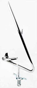 Vent Window Glass Frame with Handle LH Drivers side Fits 1964-1966 Mustang