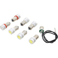 Gauge Cluster LED Bulb Kit 8-Piece Set White Illumination Fits 1964-1965 Mustang