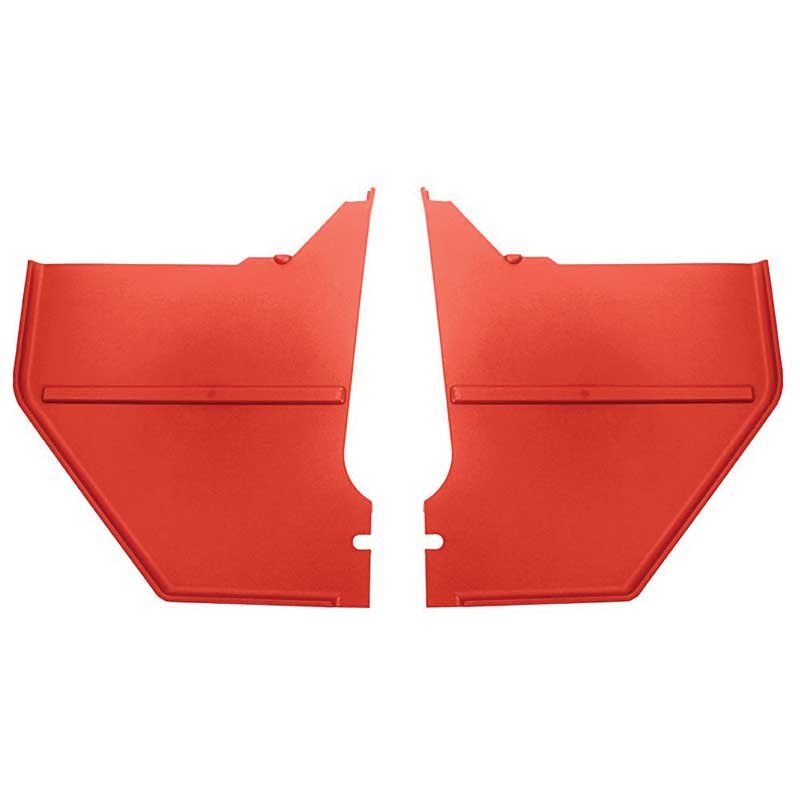 Coupe/Fastback Kick Panel Pair Red Fits 1964-1965 Ford Mustang