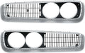 Front Grill Set () Coronet Deluxe, R/T, 500, Super Bee Fits 1970 Dodge Coronet