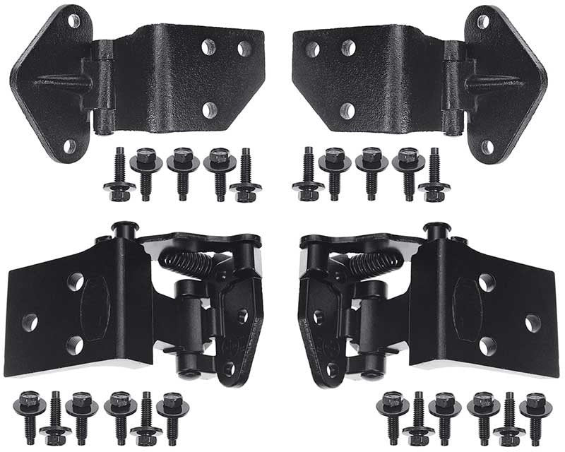 Door Hinge Kit w/ Hardware Fits 1965-1966 Mustang