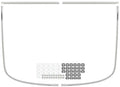 Rear Window Molding 4-Piece Set Fits 1965-1966 Mustang Fastback