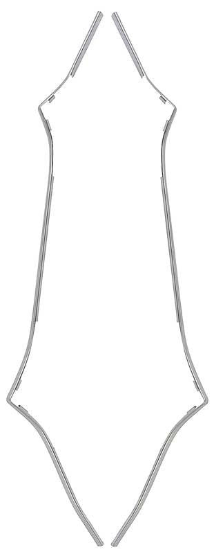 Door Edge Guard Pair Fits 1967-1968 Ford Mustang