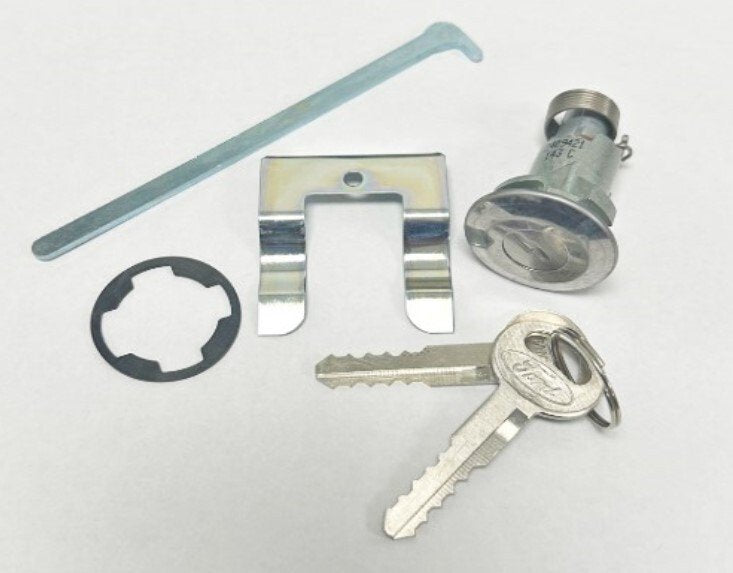 Premium Replacement Trunk Lock Set For 1966-1970 Ford Fairlane; With Ford Keys