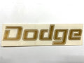 Gold Tailgate Name Decal For 1976-1986 Dodge Trucks Small Version 1-3/8 x 5-1/2
