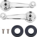 Chrome Window Crank Handle Set For 1967 Dodge Charger and Coronet