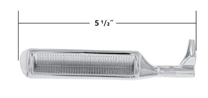 Chrome Die-Cast Interior Door Handle For 1980-1986 Ford Bronco; Passenger Side