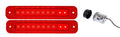 LED Side Marker Lights For 1978-1979 Ford Bronco; With Flasher; Pair