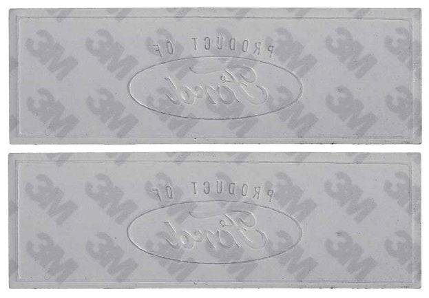 Door Sill Plate Decal 1967-73 Ford Mustang 1968-70 Ford Falcon Blue Oval Pair