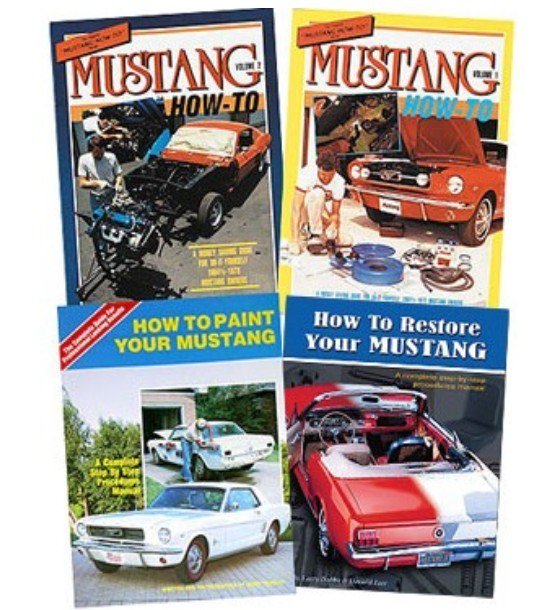 How To Restore Your Mustang 4 Book Set For 1964-1968 Ford Mustang Models