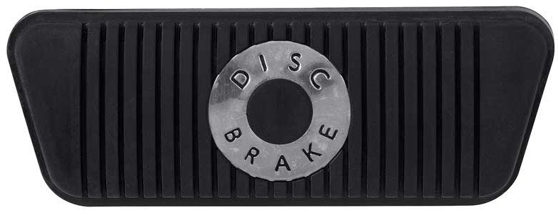 Brake Pedal Pad W/Disc Brake Emblem For 1966-1970 Ford Falcon Fairlane Ranchero