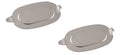 Metal Floor Pan Plugs For 1979-1993 Ford Mustang; Pair