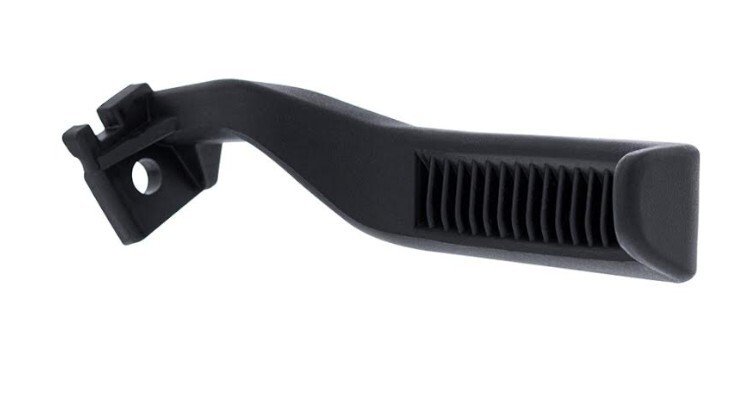 Black Interior Door Handle For 1987-1996 Ford Bronco; Driver Side
