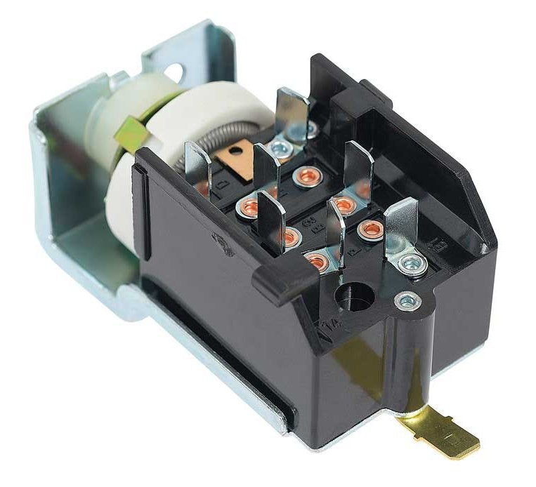 7 Terminal Headlight  Switch With 1-1/4" Rheostat For 1963-1978 Dodge Trucks