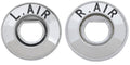 Chrome Air Vent Knob Dash Bezels For 1957-1960 Ford F100 F250 F350; RH and LH