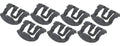 Rear Window Lower Molding Push-On Clip Set For 1967-1968 Ford Mustang Coupe