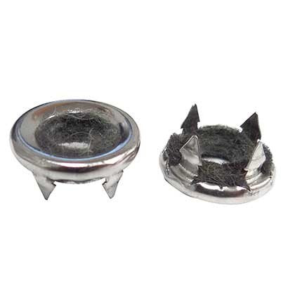 Door Lock Knob Grommets with Felt Lining Stainless Fits 1966-1971 Ford & Mercury
