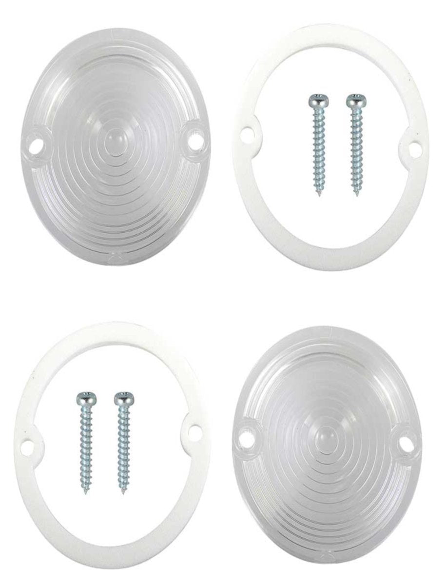 Clear Backup Lens Set For 1964-1968 Ford Mustang and 1967-1968 Mercury Cougar