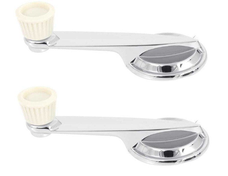 Window Crank Handle With Off-White Knob Set For 1960-1963 Mercury Comet