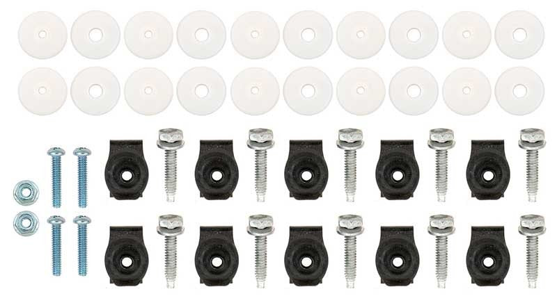 46 pc Set Fits 1970 Charger Grill Hardware Set