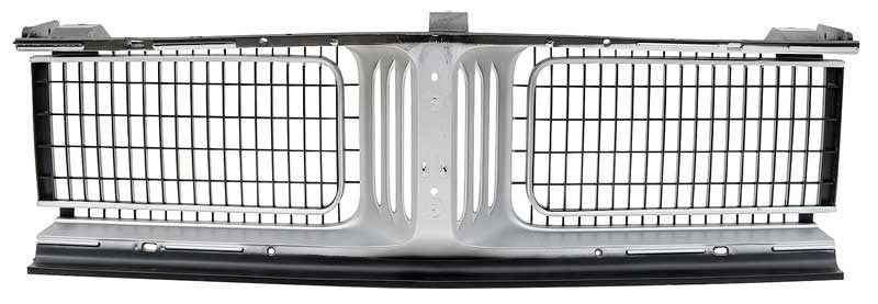 Center Grill Assembly Silver Fits 1969 Dodge Charger