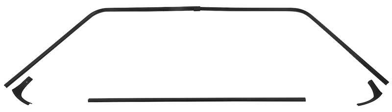Interior Rear Window Trim 6-Piece Set Fits 1969-1970 Charger Daytona and 500