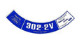 302-2V Regular Fuel Air Cleaner Decal For 1969-1983 Ford F100