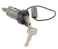 Black Ignition Lock Cylinder Set with Keys For 1979-1993 Ford Mustangs