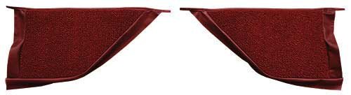 Kick Panel Loop Carpet - Emberglow Fits 1965-1968 Mustang Coupe
