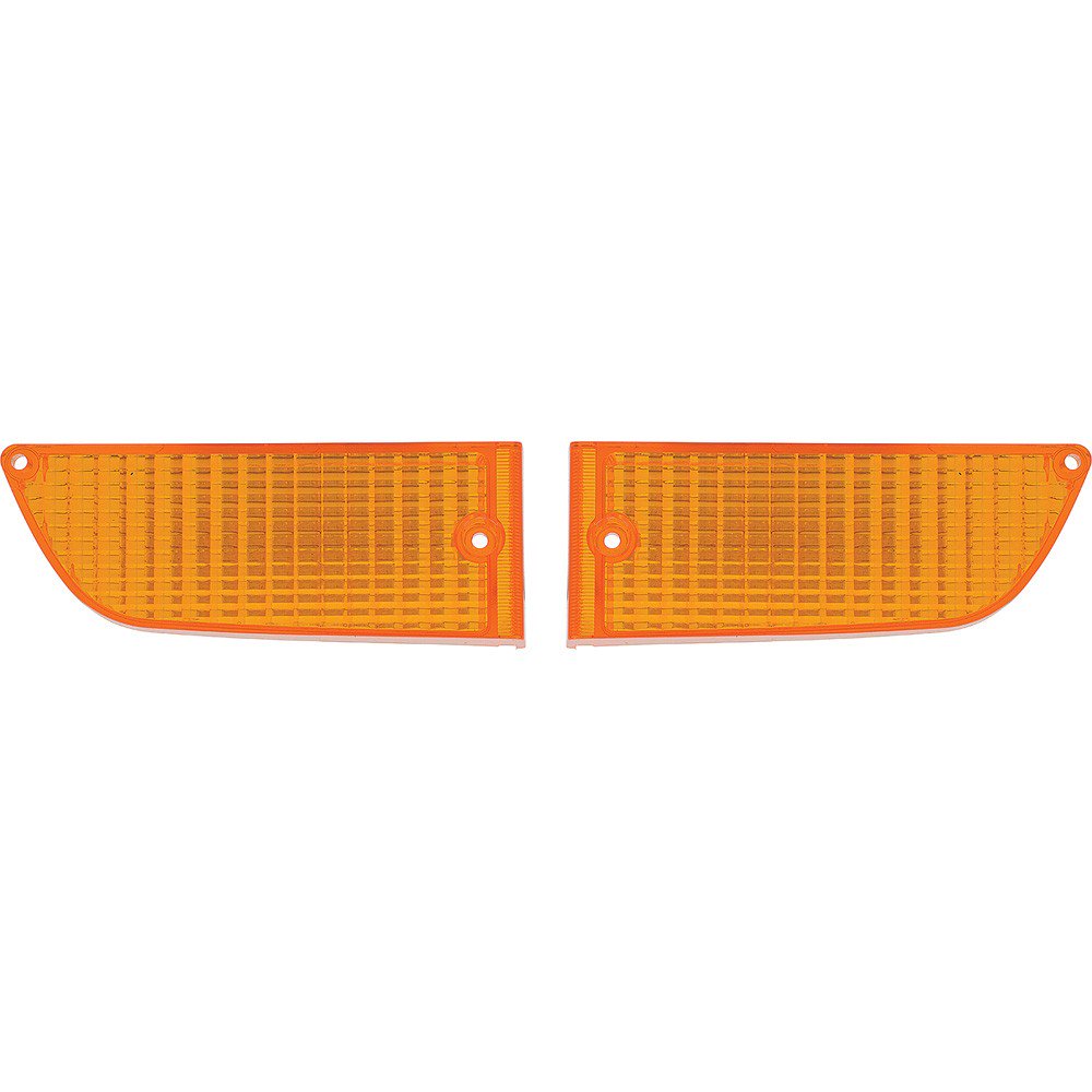 Parking Light Lens Amber Pair Fits 1971-1972 Mustang