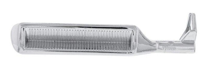 Chrome Die-Cast Interior Door Handle For 1980-1986 Ford Bronco; Passenger Side