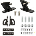 Rear Spoiler Mounting Kit Brackets & Hardware Fits 1971-1973 Mustang
