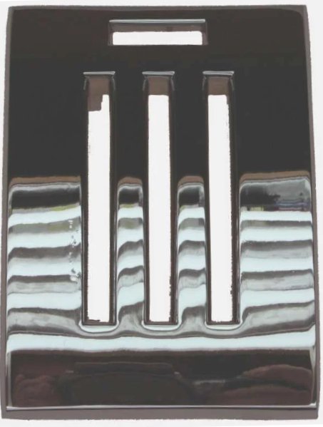 Chrome Die-Cast Heater Dash Plate For 1964-1966 Ford Mustang