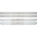 Inner & Outer Door Sill Plate 4-Piece Set Fits 1972-1993 Dodge D/W Pickup