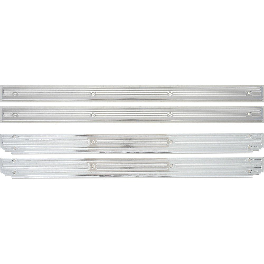 Inner & Outer Door Sill Plate 4-Piece Set Fits 1972-1993 Dodge D/W Pickup