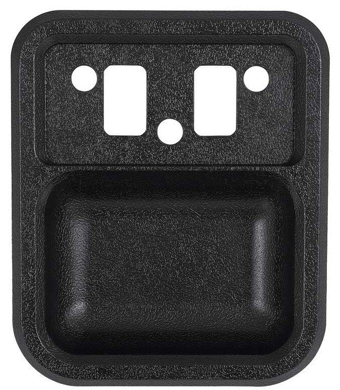 Door Panel Arm Rest Cup For 1967-1972 Ford F100 F250 F350; Black