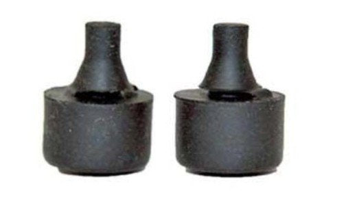 Black Rubber Trunk Lid Bumpers Fits 1964 Ford Galaxie and Galaxie 500; Pair
