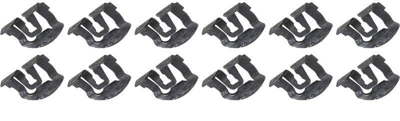 Rear Window Lower Molding Push-On Clip Set For 1967-1968 Ford Mustang Coupe