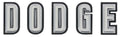DODGE Grill Emblem Letter Set Fits 1968 Dodge Coronet