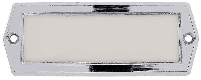 Reproduction Dome Lamp Lens With Chrome Bezel Fits 1964-1972 Ford F100 F250 F350