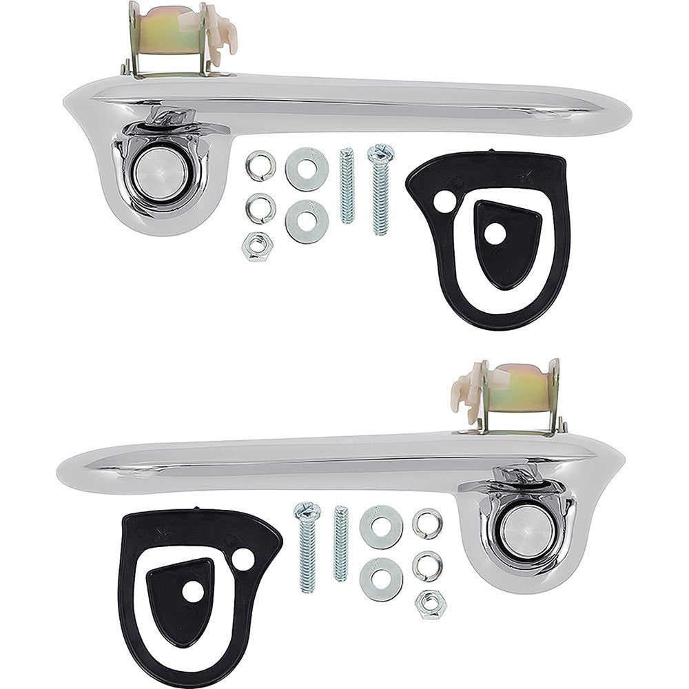 Exterior Door Handle Pair w/ Hardware Fits 1967-1968 Mustang, Cougar