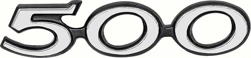 500 Rear Panel Emblem Fits 1970 Dodge Charger Coronet