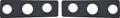 Turn Signal Indicator Base Gasket Set For 1967-1969 Plymouth Belvedere & Valiant