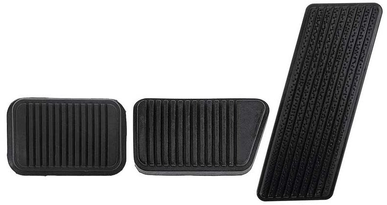 Pedal Pad Set For 1969-70 Ford Mustang With Manual Transmission And Drum Brakes